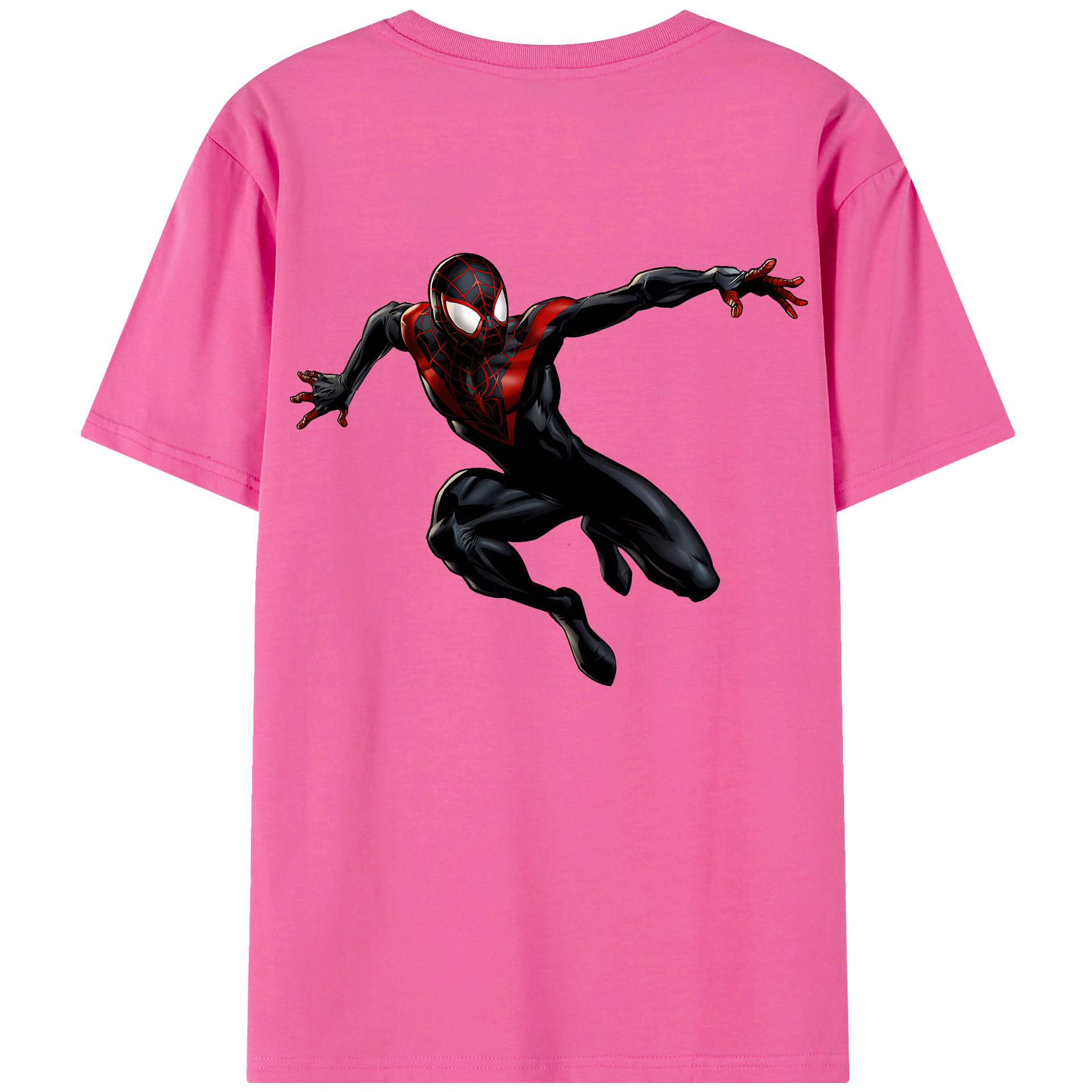 （画像用） Spider Man スパイダーマン レディース半袖Tシャツ(バックプリント)